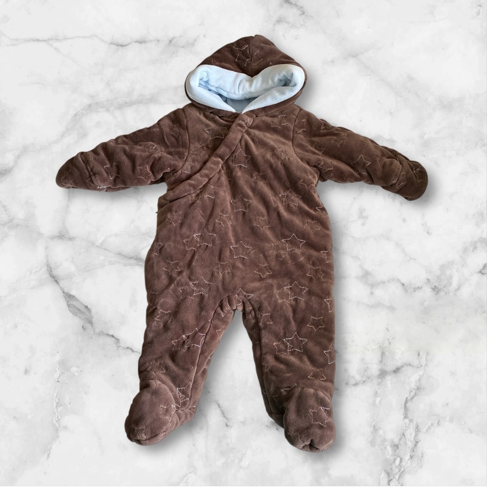 First impressions, infant quilted, hooded, snowsuit pram bunting winter …